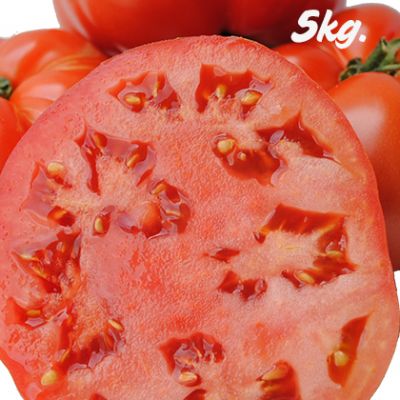 Caja de 5kg. de tomates de Navarra. Variedad Jack.